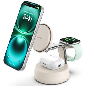 4-in-1 Draadloze Oplader Voor IPhone, IWatch, AirPods & IPad - Inductie Laadstation