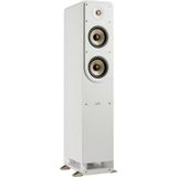 Polk Audio Signature Elite ES50 hochauflösender HiFi Standlautsprecher fürs Heimkino, Hi-Res Zertifiziert, kompatibel mit Dolby Atmos und DTS:X (Stück), Weiß