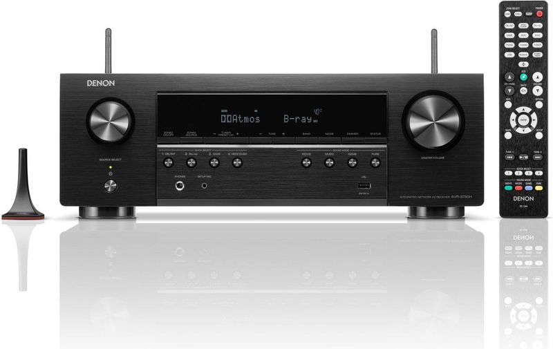 Denon AVR-S 760H - Zwart - 7.2-kanaals 140W 8K AV-receiver met HEOS® Built in