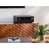 Denon - AVC-X4800H - 9.4-kanaals 8K AV-Receiver - Zwart - Dolby Atmos - DTS:X - HEOS Multiroom