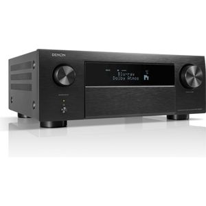 Denon - AVC-X4800H - 9.4-kanaals 8K AV-Receiver - Zwart - Dolby Atmos - DTS:X - HEOS Multiroom