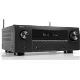 Denon AVR-X2800H DAB AV Receiver met 7.2 kanalen, 8K Ultra HD, HEOS® Built-In, 3D-Audio Versterker, 150 Watt per kanaal en 6 HDMI-Ingangen- Zwart