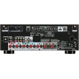 Denon AVR-X2800H DAB AV Receiver met 7.2 kanalen, 8K Ultra HD, HEOS® Built-In, 3D-Audio Versterker, 150 Watt per kanaal en 6 HDMI-Ingangen- Zwart