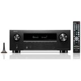 Denon AVR-X2800H DAB AV Receiver met 7.2 kanalen, 8K Ultra HD, HEOS® Built-In, 3D-Audio Versterker, 150 Watt per kanaal en 6 HDMI-Ingangen- Zwart