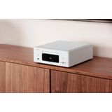 Denon RCD-N12DAB HiFi-systeem met CD-speler, Internetradio, Muziekstreaming, HEOS Multiroom, Bluetooth, WiFi, AirPlay 2, Alexa-compatibel - Wit