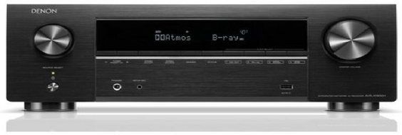 Denon AVR-X1800H DAB 7.2-kanaals AV-Receiver, 8K Ultra HD, HEOS Built-In, DAB+, Dolby Atmos, DTS:X, Bluetooth, Wifi - Zwart