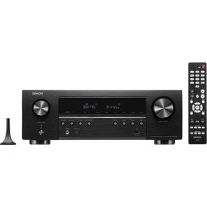 Denon AVR S670H *zwart* 5.2 Netwerk 8K AV-receiver met HEOS ingebouwd (5.2 kanalen, FM), AV ontvanger, Zwart