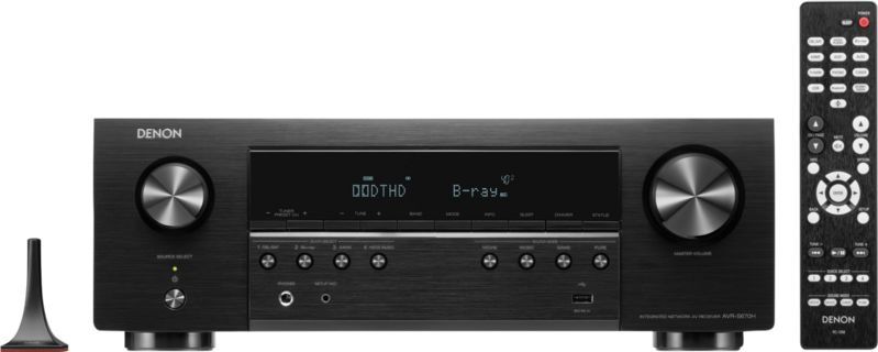 Denon AVR S670H *zwart* 5.2 Netwerk 8K AV-receiver met HEOS ingebouwd (5.2 kanalen, AM, FM), AV ontvanger, Zwart