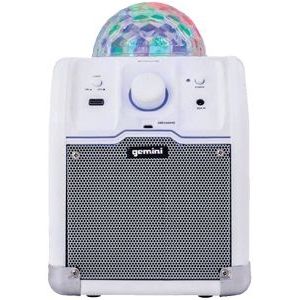 Gemini MPA-500 W Bluetooth speaker met LED lichtshow Wit