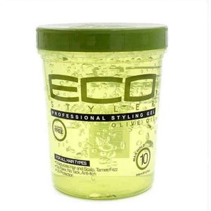 Style Professional Styling Gel Olive Oil 946 ml (32 FL OZ) - Max Hold 10 - Water Based - For all hairtypes - Voor alle haarsoorten - Wheat Protein - Olijfolie styling gel