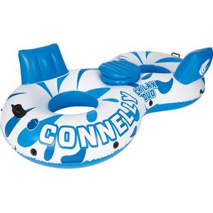 Opblaasbare hangmat, 2 stuks waterhangmat, zwembed met luchtpomp, 4-in-1 loungestoel, zwembad, lounge, luchtmatras, zwembad, opblaasbare hangmat voor volwassenen en kinderen, groen donkerblauw