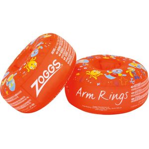 Zoggs Armringen, dubbele drijfarmbanden, zwemarmbanden voor kinderen, oranje/multi, 1-6 jaar, 11-30 kg
