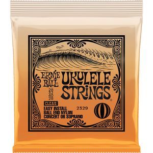 Ernie Ball Concert/sopraan Nylon Ball End Ukulele Strings Clear