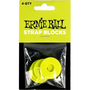Ernie Ball Strap Blocks 4 stuks, groen