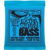 Ernie Ball Extra snaren voor elektrische bas, vernikkeld, 40-95 dikte