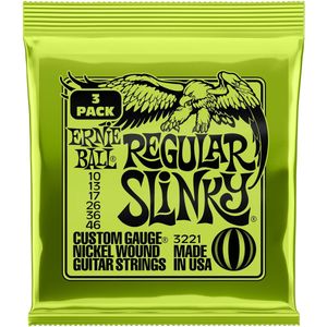Ernie Ball Regular Slinky 3 pack