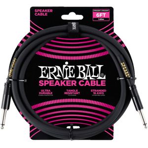 Ernie Ball 1,8 m rechte luidsprekerkabel