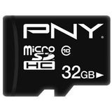 PNY Performance Plus microSDHC-geheugenkaart, 32 GB, klasse 10, SD-adapter