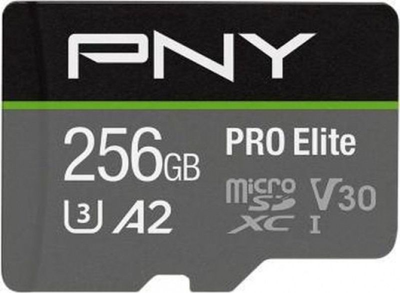 PNY - Pro Elite - Geheugenkaart - 256 GB - microSDXC - U3 - UHS-I