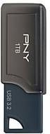 PNY - Pro Elite V2 - USB-stick - Zwart - 1000 GB - USB 3.2 Gen 2