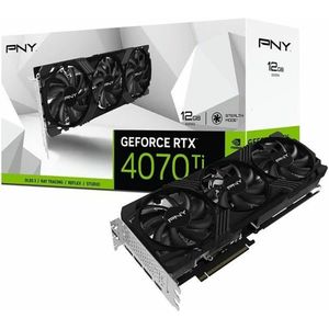 PNY VCG4070T12TFXPB1 GEFORCE RTX™ 4070Ti 12GB VERTO DLSS 3 Triple Fan Graphics Card Zwart