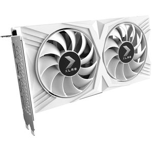 PNY GeForce RTX™ 4060 8GB XLR8 Gaming Verto Dual Fan OC White Edition DLSS 3 grafische kaart