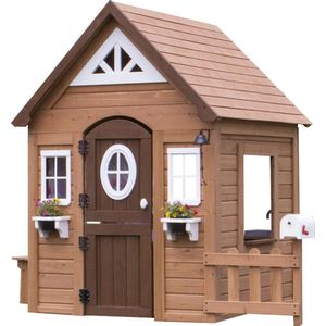 Backyard Discovery Aspen Houten Speelhuis - met Speelkeukentje en Brievenbus