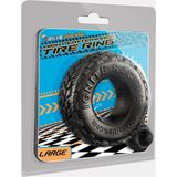 Zwarte Cockring Tire Ring - Large