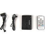 Chieftec CF-3012-RGB koelsysteem voor computers Computer behuizing Ventilator 12 cm Zwart