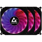 Chieftec CF-3012-RGB PC-ventilator Zwart