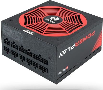 Chieftec - POWERPLAY GPU-850FC - PC Voeding - Rood, Zwart - 850 W, 80 PLUS Platinum