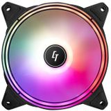 Chieftec NF-1225RGB koelsysteem voor computers Computer behuizing Ventilator 12 cm Zwart 1 stuk(s)