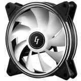 Chieftec NF-1225RGB koelsysteem voor computers Computer behuizing Ventilator 12 cm Zwart 1 stuk(s)