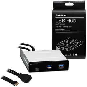 Chieftec - MUB-3003C - Docking Station - USB-C - 2 Havens