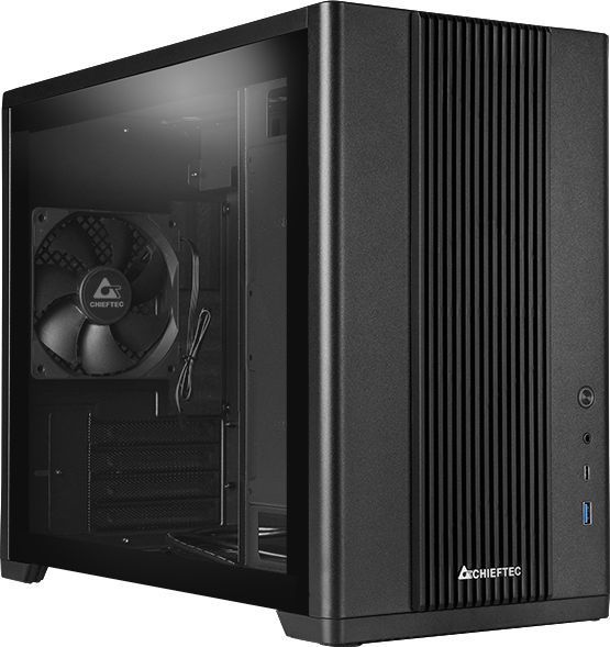 Chieftec - BX-10B-OP - Computerbehuizing - Zwart - Ondersteuning voor ITX- en micro-ATX-moederborden