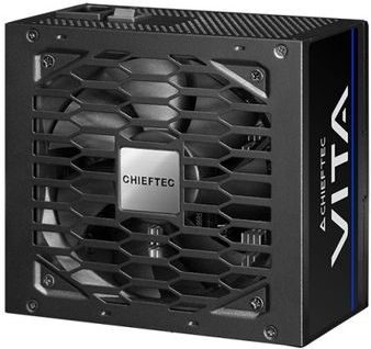 Chieftec VITA Series 850W - Voeding ATX12V 2.53 - 80 Plus Bronze - 850 Watt - 100-240V - Actieve PFC - 120mm FDB Fan - zwart
