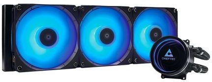 Chieftec - IJSBERG 360 - CPU Waterkoeler - Zwart - 360 mm Radiator, A-RGB/PWM Ventilatoren