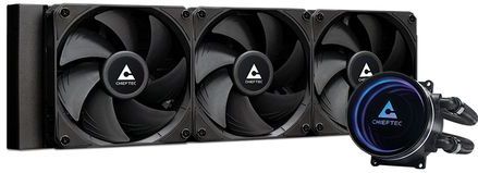 Chieftec - IJSBERG 360 - CPU Waterkoeler - Zwart - 360 mm Radiator, Infinity-Mirror ARGB Koelblok