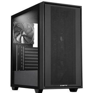 Chieftec - Night Hunter GS-03B-BLK-OP - PC-behuizing - Zwart - Tempered Glass