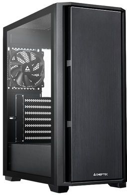 Chieftec AS-02B-TG-OP computerbehuizing Midi Tower Zwart