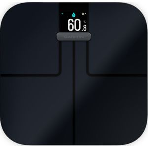 Garmin Index S2 - Slimme Weegschaal - Personenweegschaal - Bluetooth - WiFi - BMI - Spiermassa - Zwart