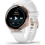 Garmin Venu 2s - Smartwatch voor dames met Stappenteller - 10 dagen batterij - 40 mm - Rose gold/Wit