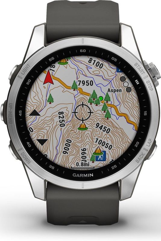 Garmin fenix 7S Multisport Smartwatch voor heren Geavanceerde GPS Tracker 10ATM Waterdicht 42mm Graphite