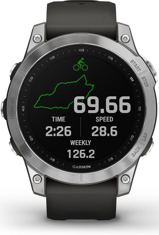 Garmin fēnix 7 Zilver (Grafiet)