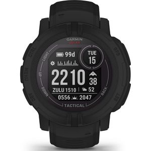 Garmin Instinct 2 Solar - Sporthorloge met GPS - Smartwatch voor heren - Zon Oplaadbaar - 45mm - Tactical Edition Zwart