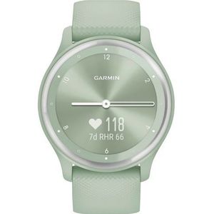 Garmin Vivomove Sport Hybrid - Verborgen Touchscreen - Cool Mint/Zilver