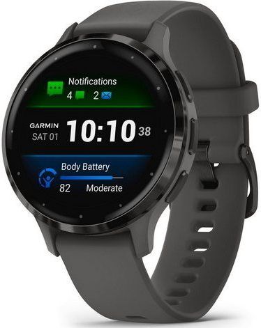 Garmin - Venu 3S - Sporthorloge - Grijs Zwart - Lichtgewicht 41 mm