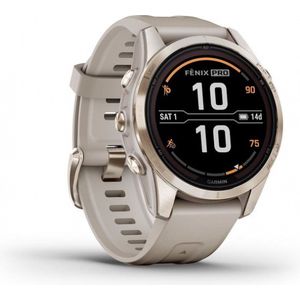 Garmin Fenix 7s Pro Sapphire Solar Horloge Zilver