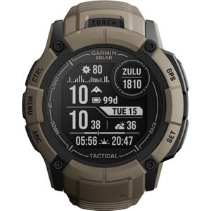 Garmin Instinct 2X Solar Tactical Edition (50 mm, Polymeer, Eén maat voor iedereen), Sporthorloges + Smartwatches