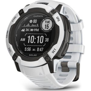 Garmin Instinct 2X Solar, Smartwatch, Oneindige batterijduur met Solar, Ingebouwde zaklamp, Multi-band GNSS, Whitestone